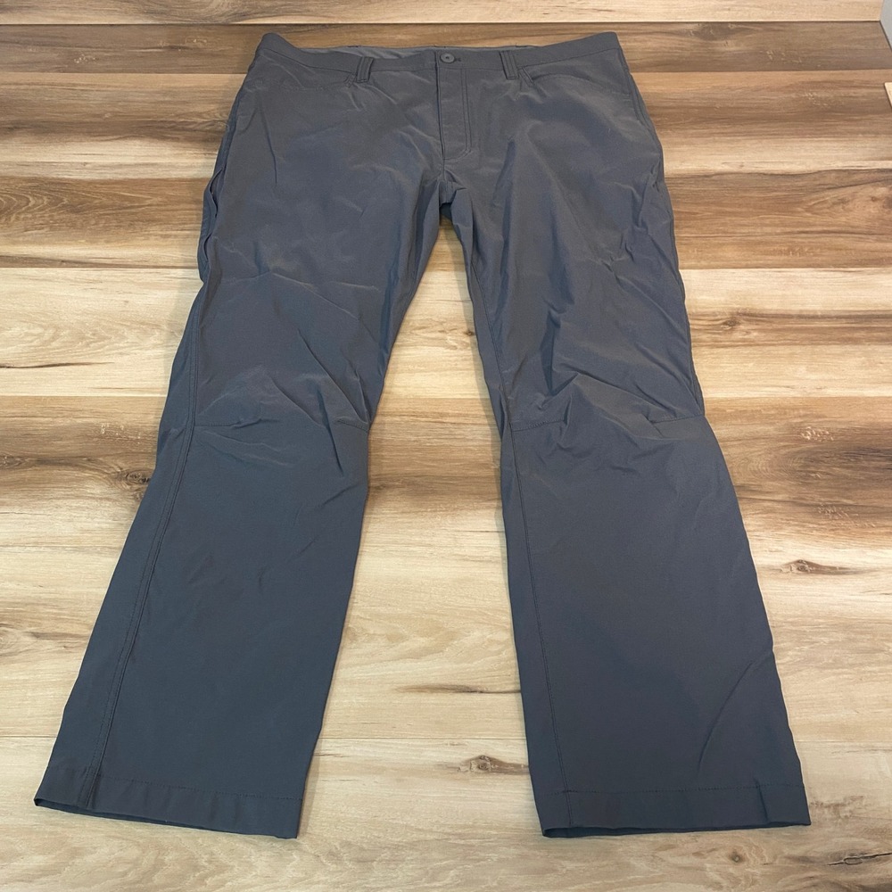 Eddie Bauer Mens‎ Tech Pant 38x30 Grey Nylon Spandex Stretch Hiking Outdoor